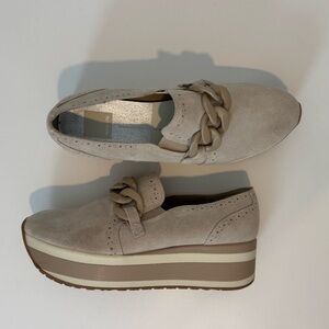 Dolce Vita Cream Platform Loafers